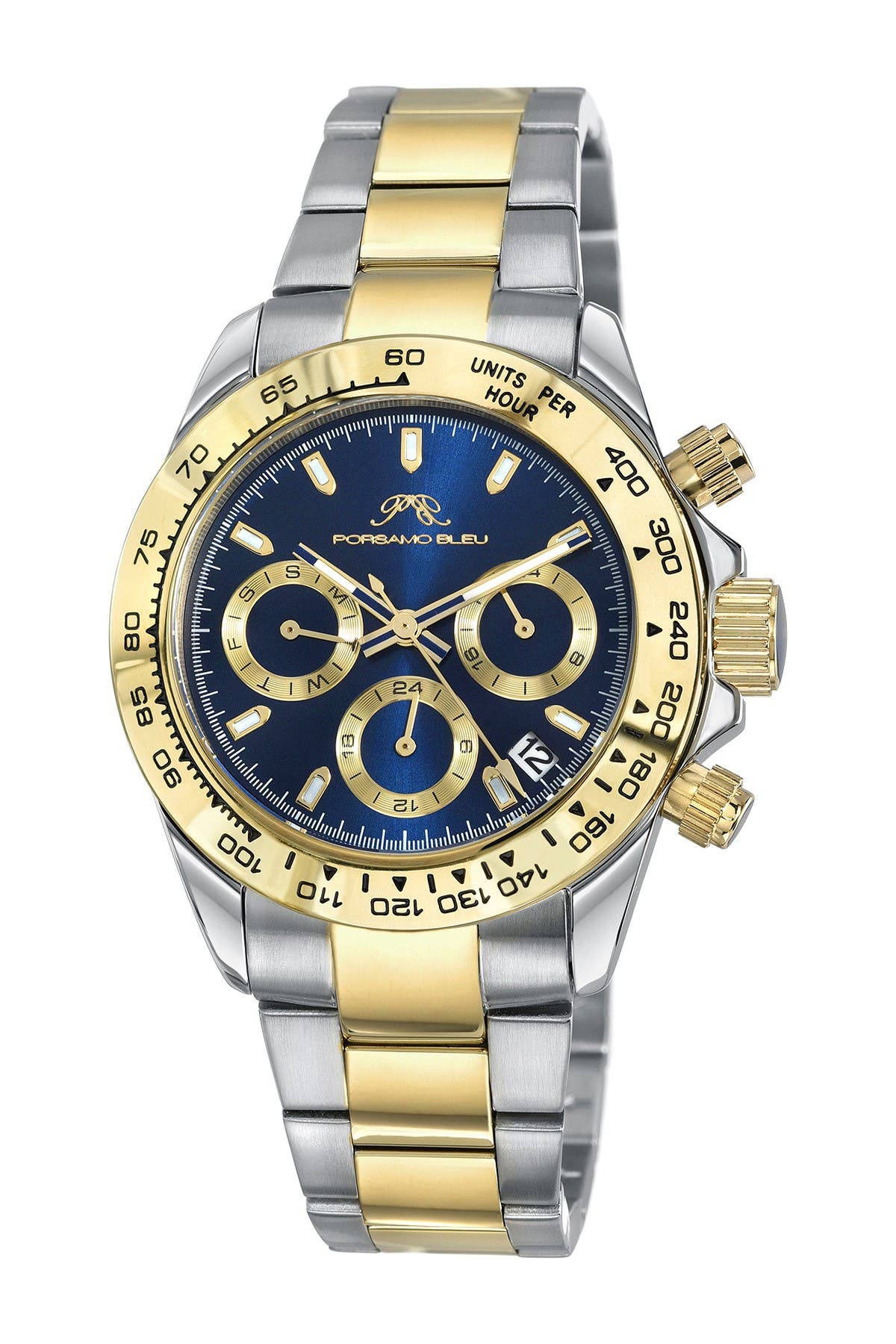 PORSAMO BLEU Alexis Multi-Function Bracelet Watch, 37mm