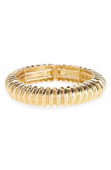Cara Ribbed Stretch Bracelet