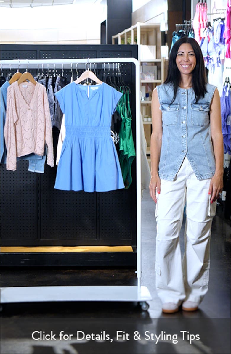 Kids' Lena Jr. Cotton Smocked Waist Dress, sales video thumbnail