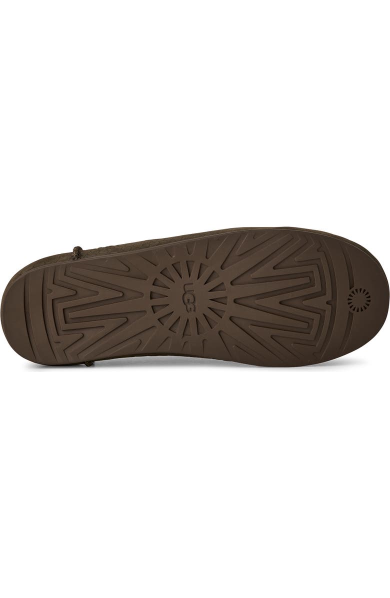 UGG<sup>®</sup> Elea Croc Embossed Suede Slipper, Alternate, color, Dense Smoke