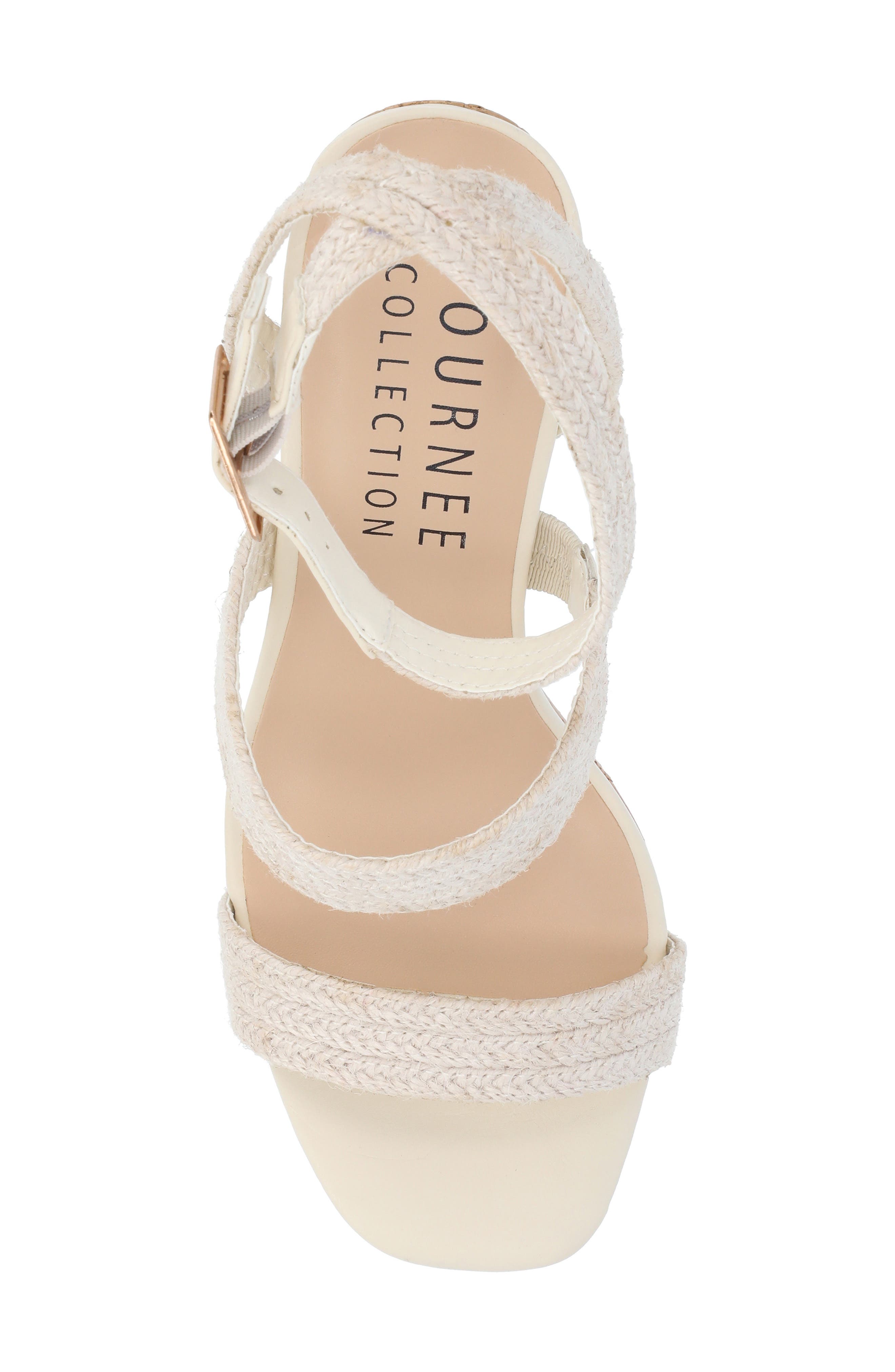 Sienne Platform Sandal, Alternate, color, IVORY