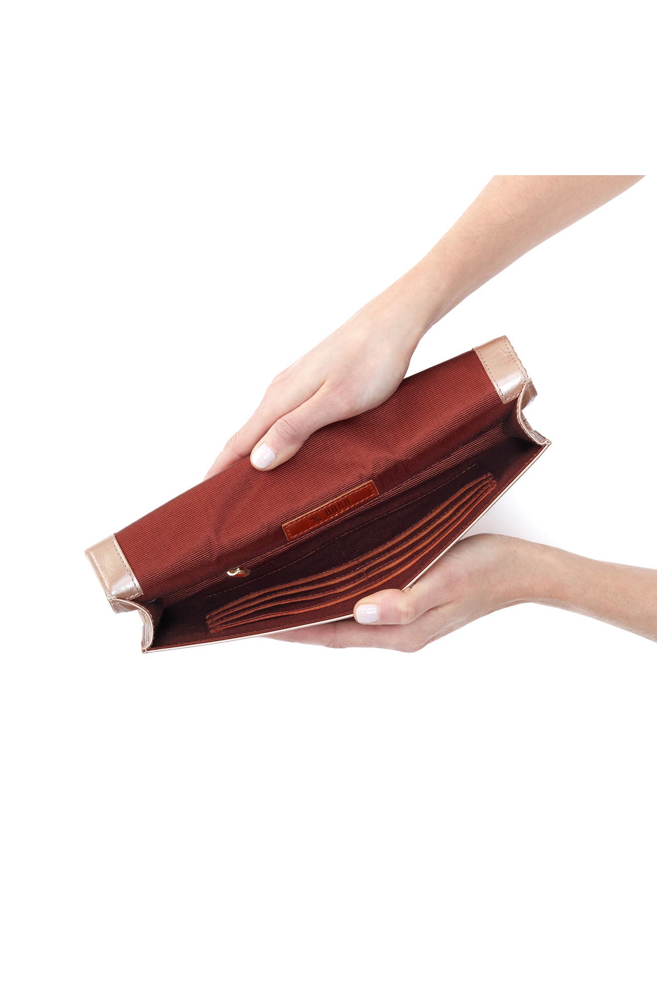 HOBO Farrow Leather Clutch, Alternate, color, 
