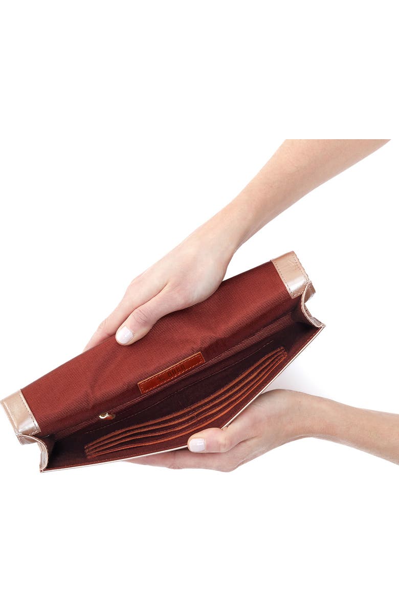 HOBO Farrow Leather Clutch, Alternate, color,