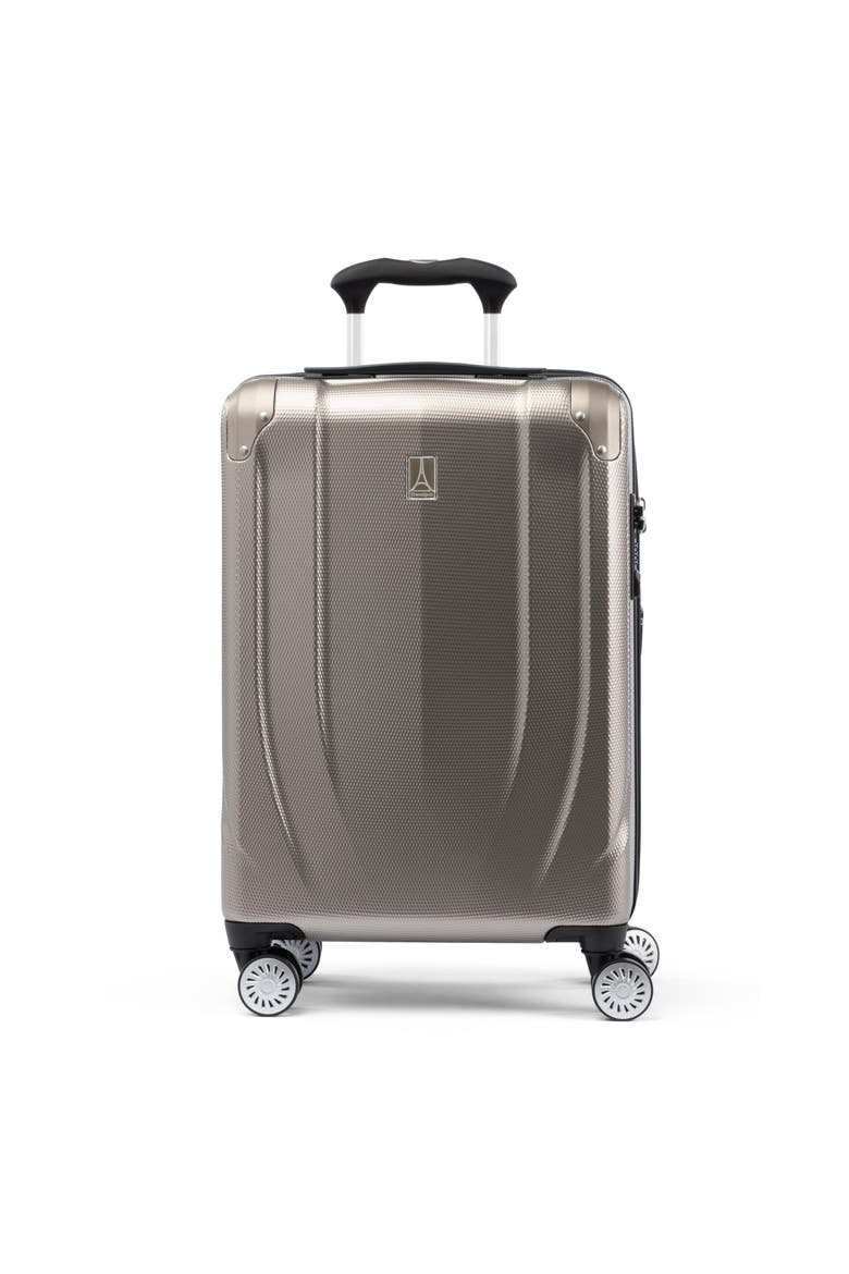 Pathways 3 Hardside Expandable 21" Carry On Spinner Luggage, Main, color, Champagne