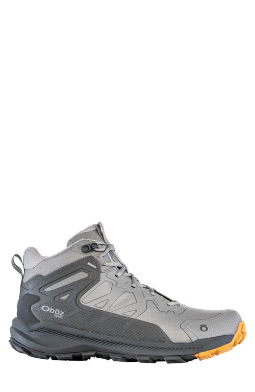 Oboz Katabatic Mid B-dry Waterproof Hiking Sneaker In Hazy Gray