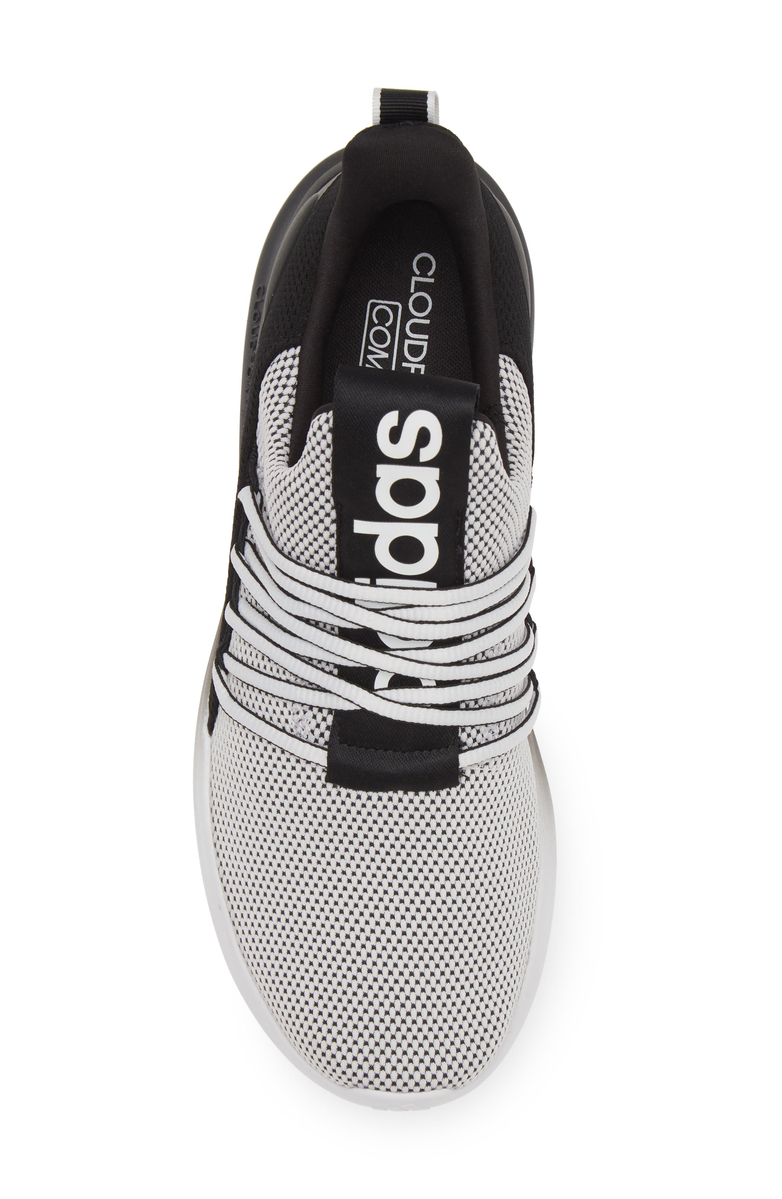 Lite Racer Adapt 7.0 Sneaker, Alternate, color, WHITE/BLACK/WHITE
