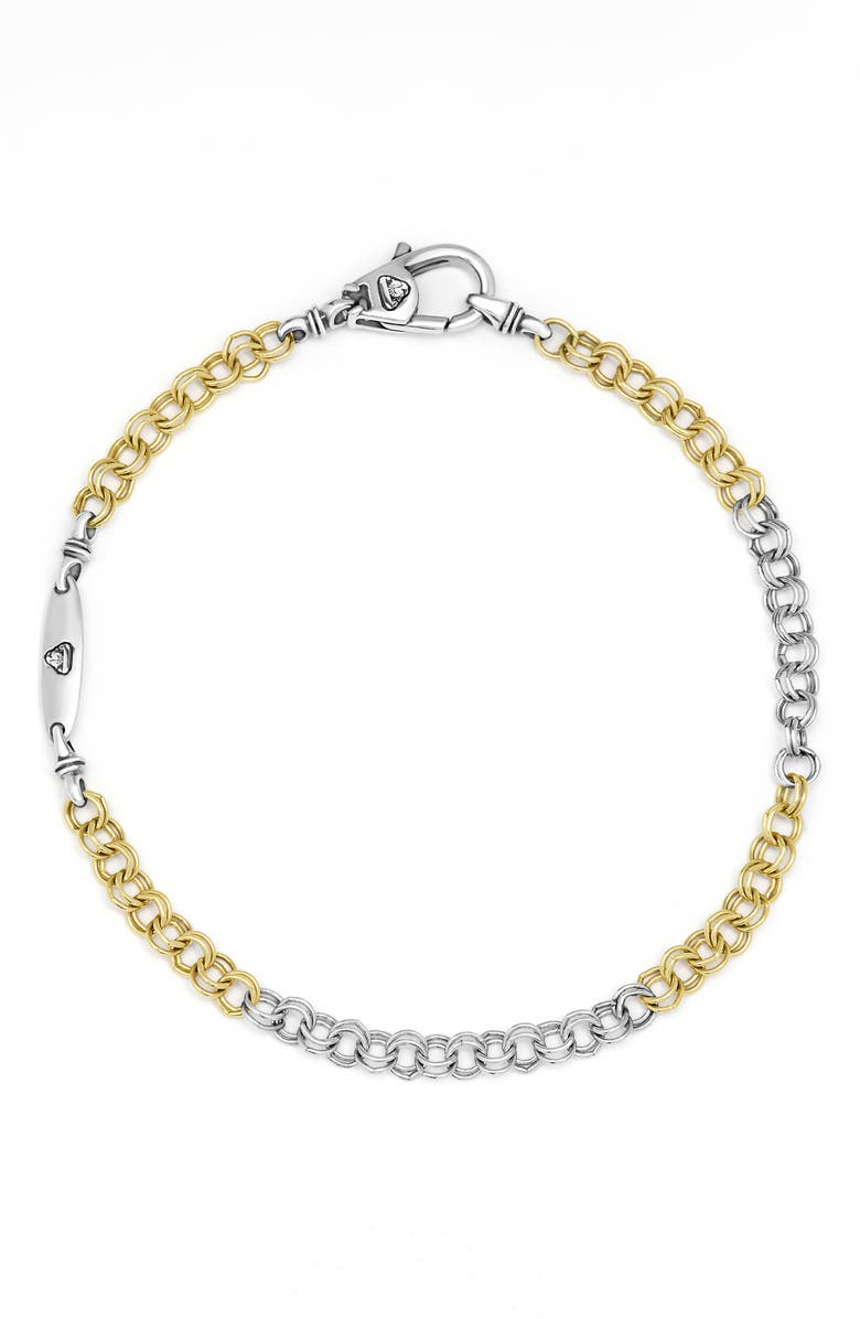 LAGOS Men's Two-Tone High Jinks Link Chain Bracelet, Alternate, color, Two Tone