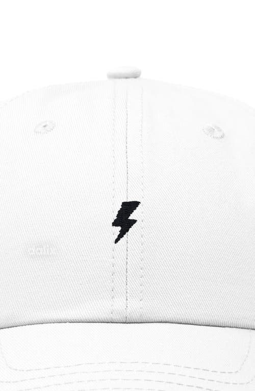 Dalix Lil Bolt Dad Cap In White