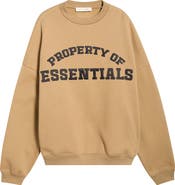 Fear of God Essentials Property Graphic Print Crewneck Sweatshirt