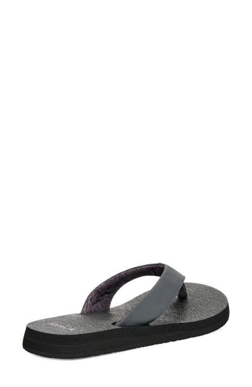 Sanuk Yoga Mat Ii Flip Flop In Gray