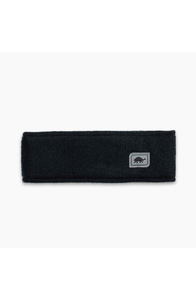 Turtle Fur Turtle Band Fleece Headband, Main, color, Black
