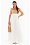 selected White Voile With Twisted Rope