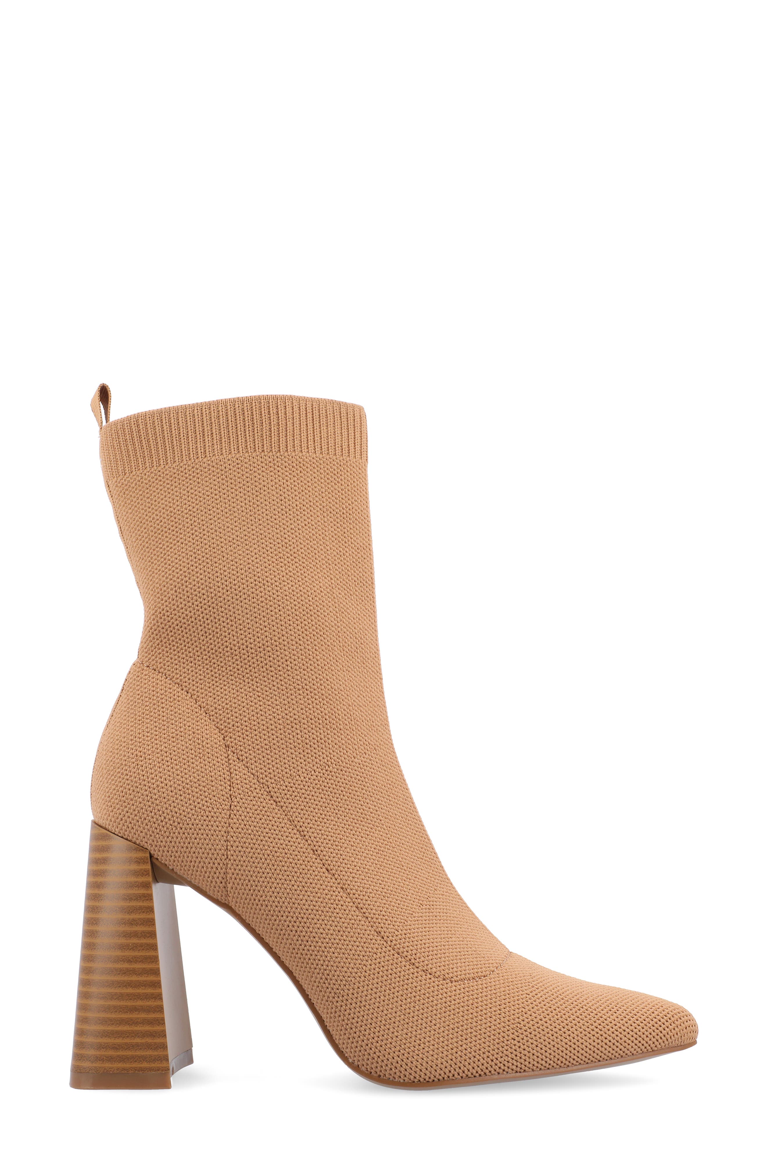Journee Collection Noralinn Bootie, Alternate, color, Tan