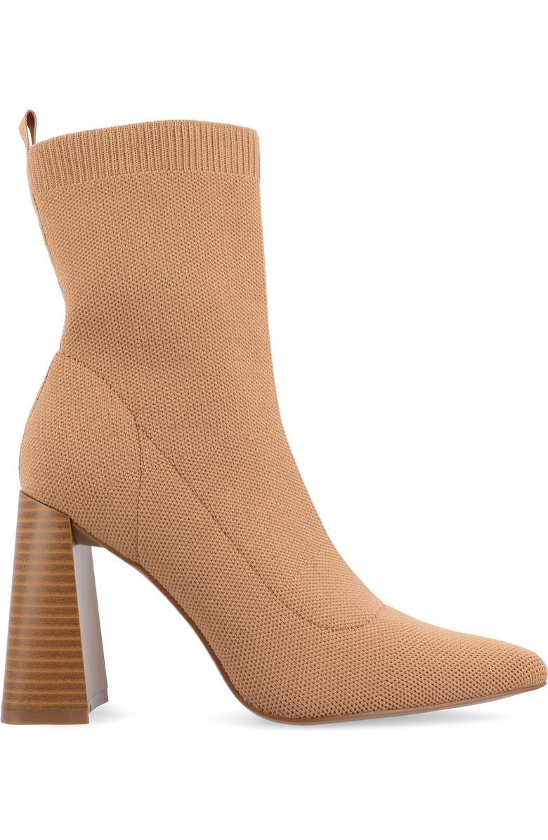 Journee Collection Noralinn Bootie, Alternate, color, Tan