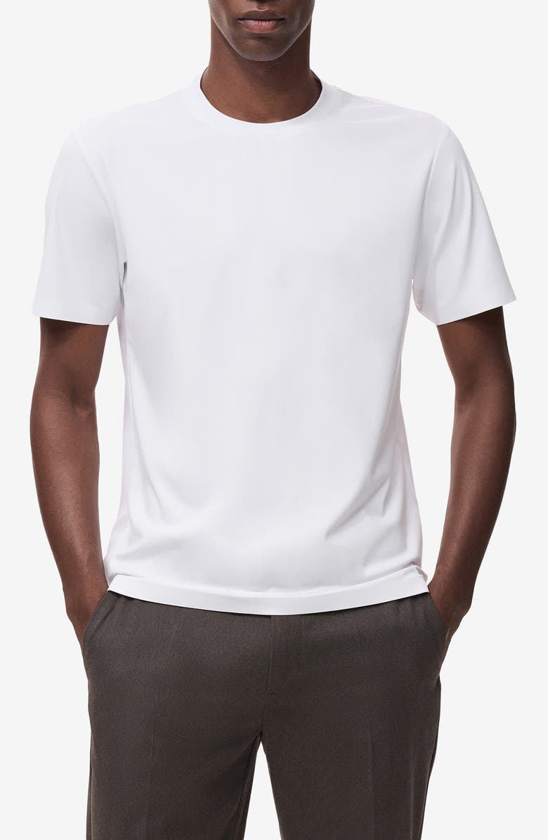 MANGO CoolMax<sup>®</sup> Slim Fit T-Shirt, Main, color, White