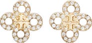 Tory Burch Forget Me Not Clover Stud Earrings