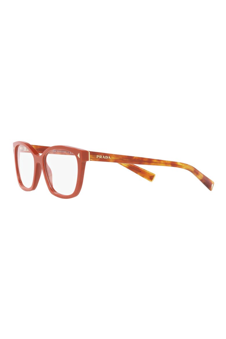 53mm Rectangular Optical Glasses, Alternate, color, RED