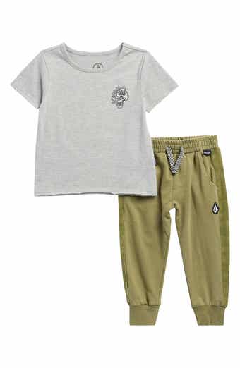 Volcom Kids' Jersey Graphic T-Shirt & Joggers Set