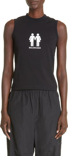 Balenciaga Pride 2022 Stretch Cotton Graphic Tank | Nordstrom