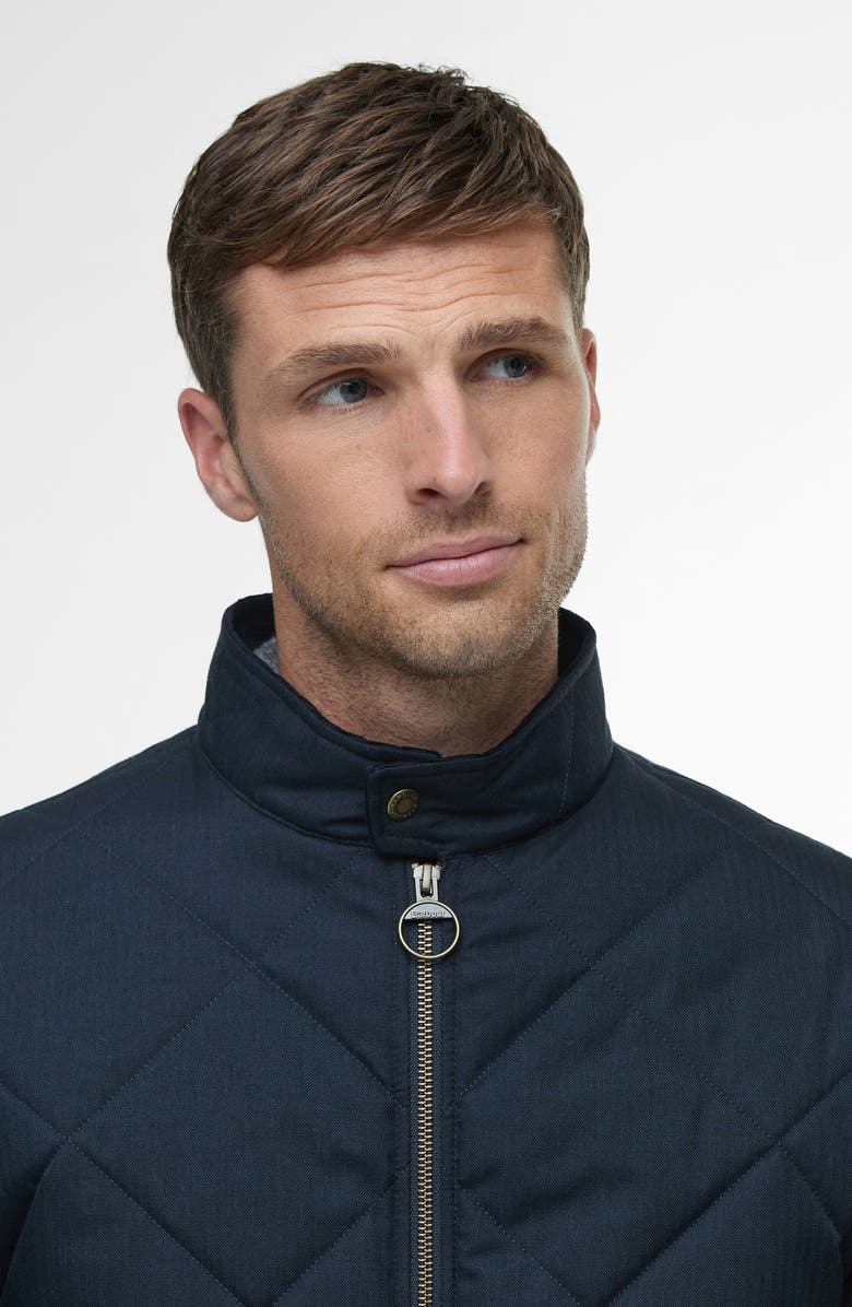 Barbour Harrington Box Quilted Jacket, Alternate, color, Navy