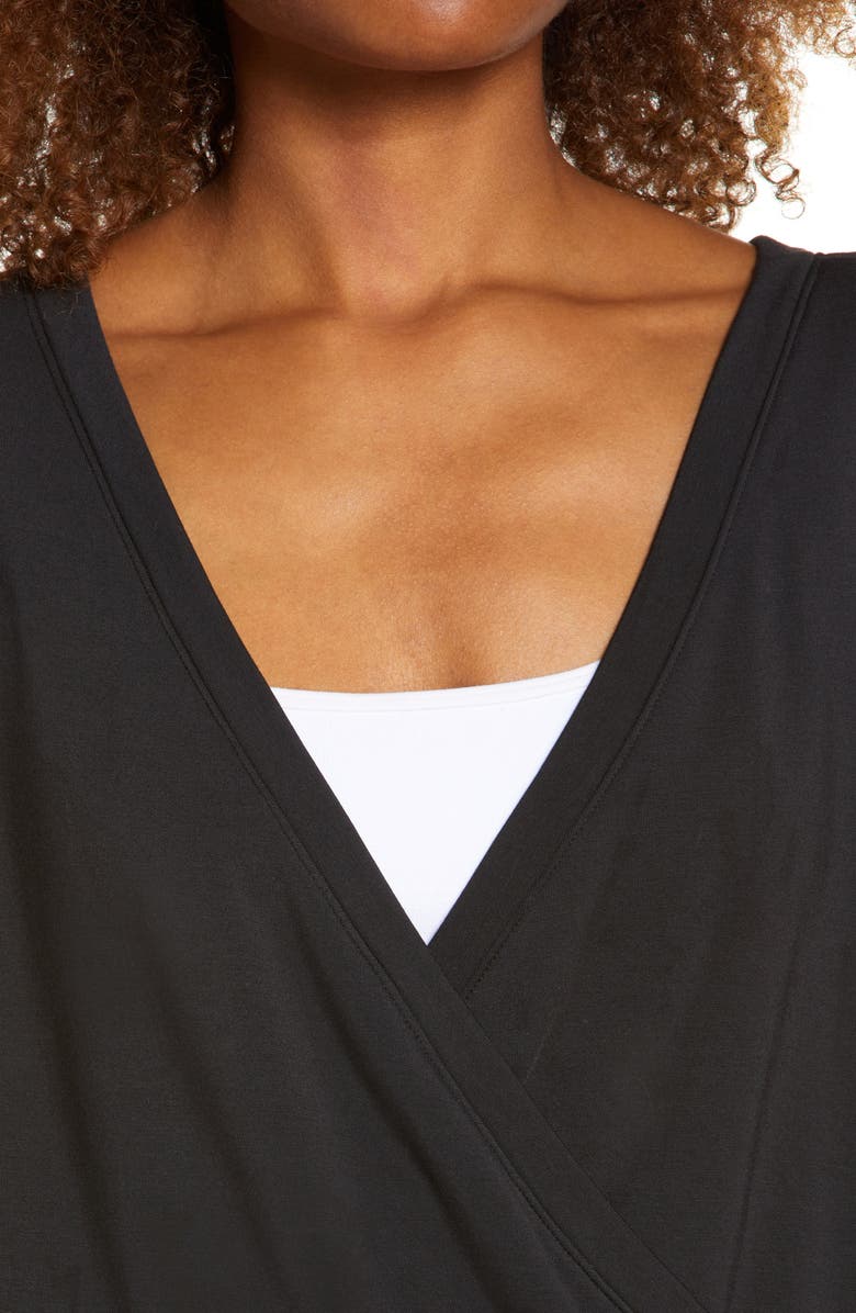 Zella Women's Peaceful Wrap Pullover, Alternate, color, 