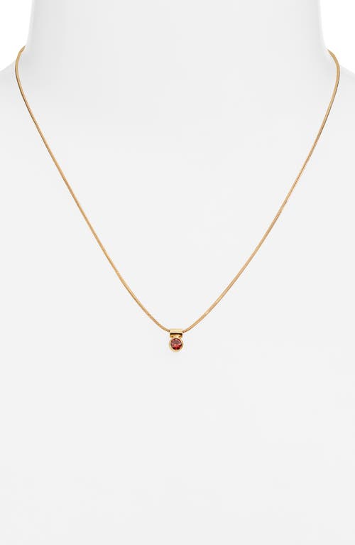 Set & Stones Ellie Birthstone Pendant Necklace In Gold