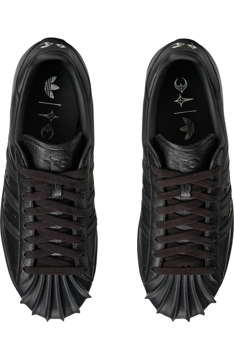 adidas x Thug Club Superstar Vintage Sneaker, Alternate, color, Core Black