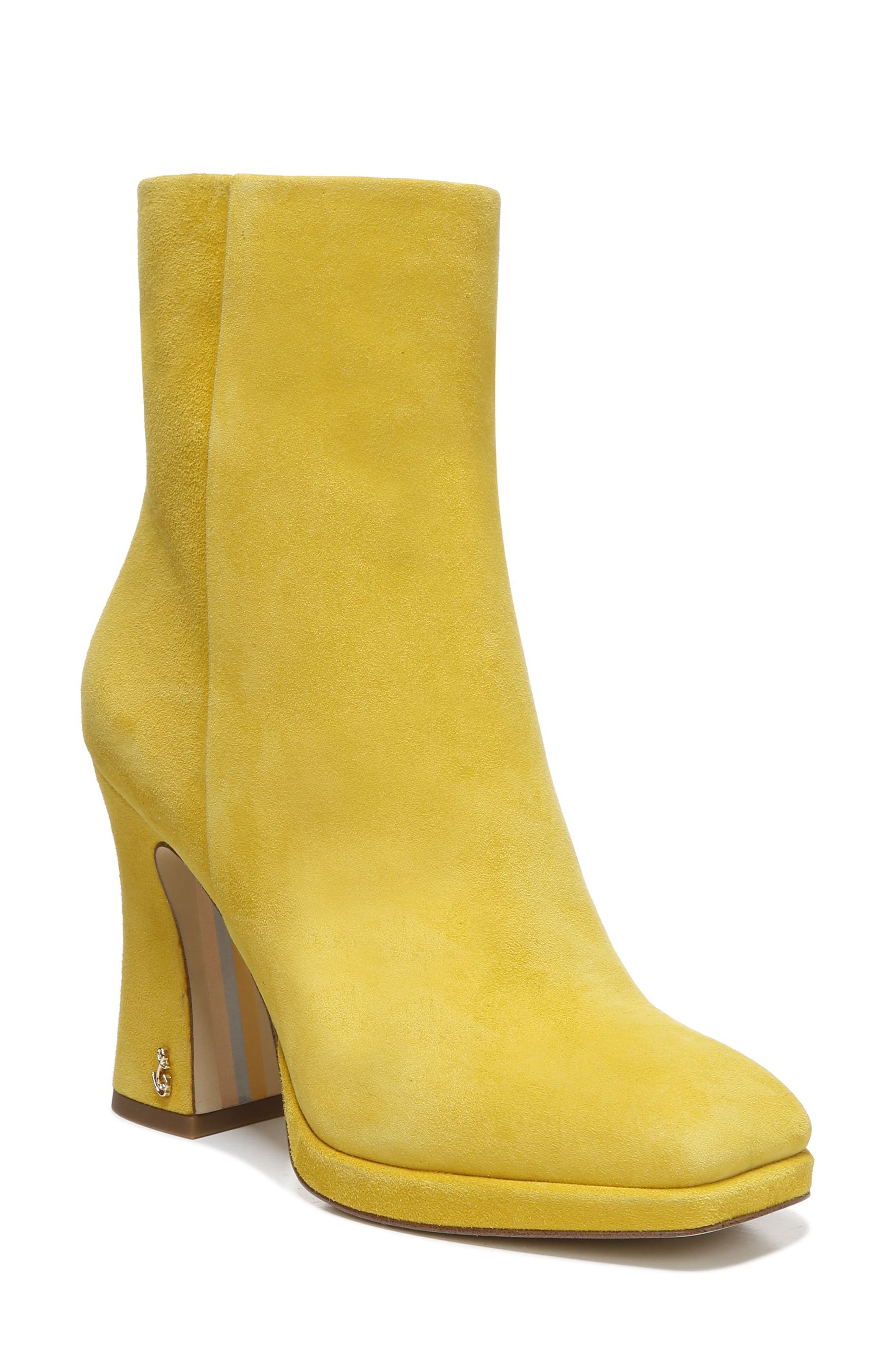 Jaye Platform Boot, Main, color, SUNNY YELLOW
