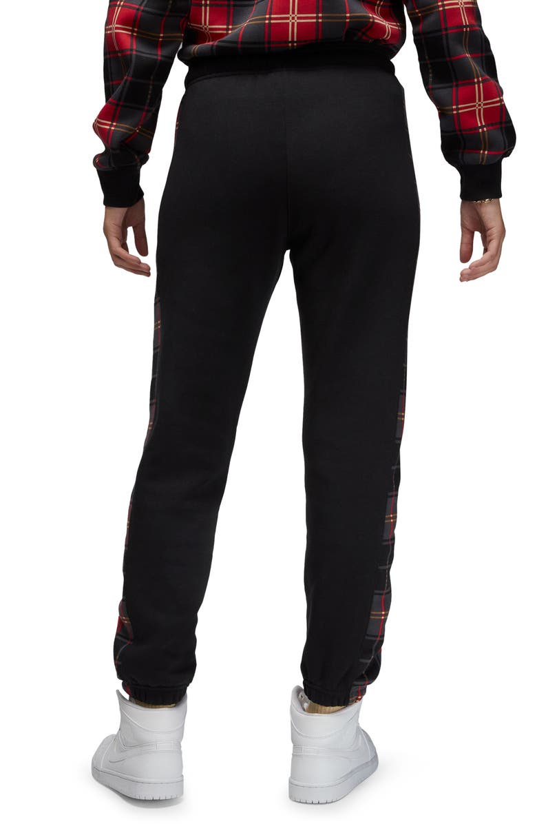 Jordan Brooklyn Plaid Fleece Sweatpants, Alternate, color, 