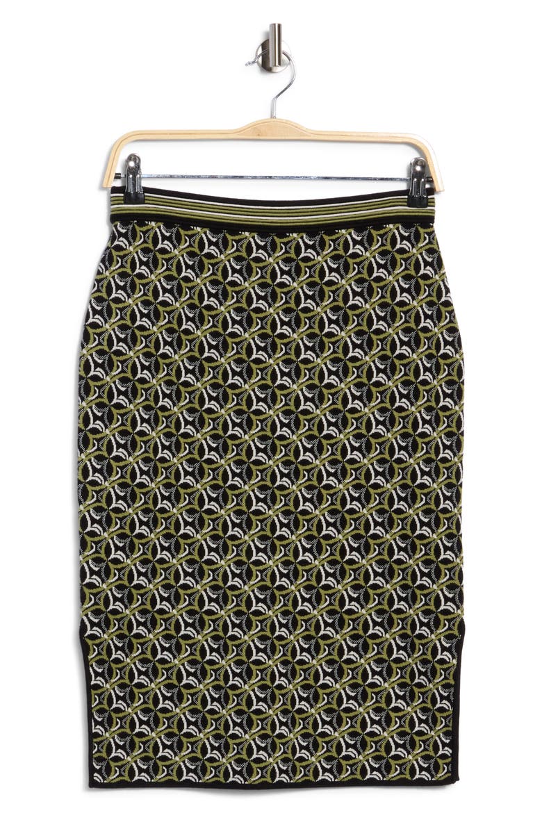 Hazel Knit Skirt, Main, color, TILE GREEN