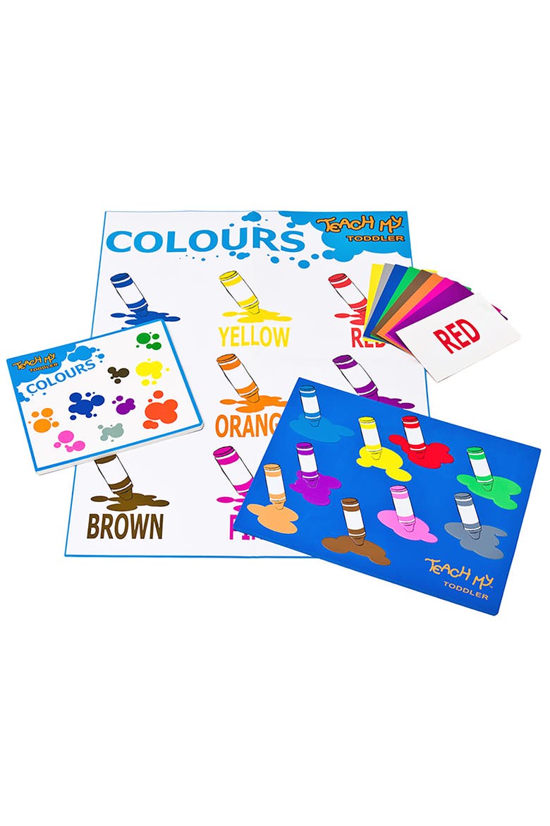 Learning Kit Toddler, Guided Child Development, 84 Cards, Kids, Alternate, color, Multicolored
