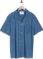 Les Deux Klark Denim Camp Shirt
