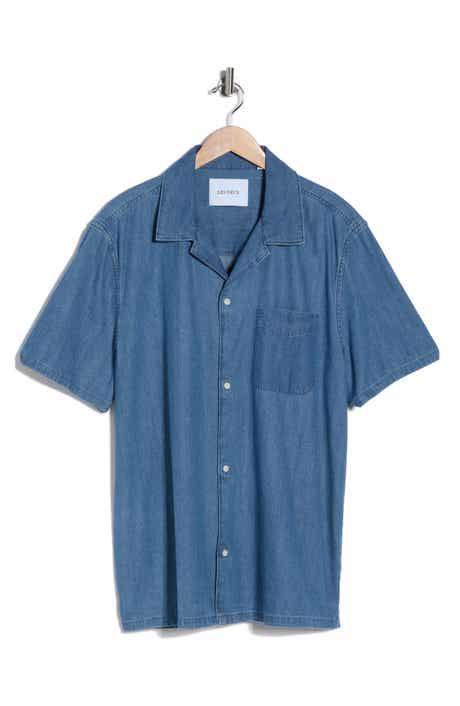 Les Deux Klark Denim Camp Shirt