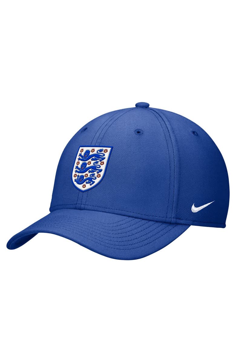 Nike Men's Nike Royal England National Team Rise Swoosh Performance Flex Hat, Alternate, color,