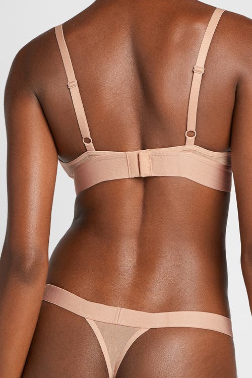 Negative Underwear Sieve Triangle Bra In Neutral