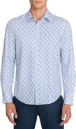 Brooklyn Brigade Diamond Print Woven Long Sleeve Basic