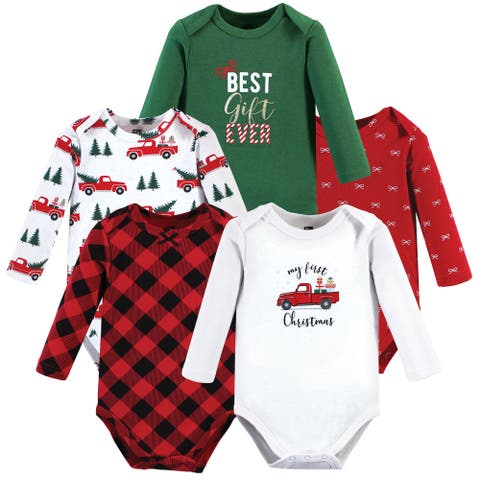 Everyday Long-Sleeve Cotton Bodysuits Bundle of 5 (Baby)