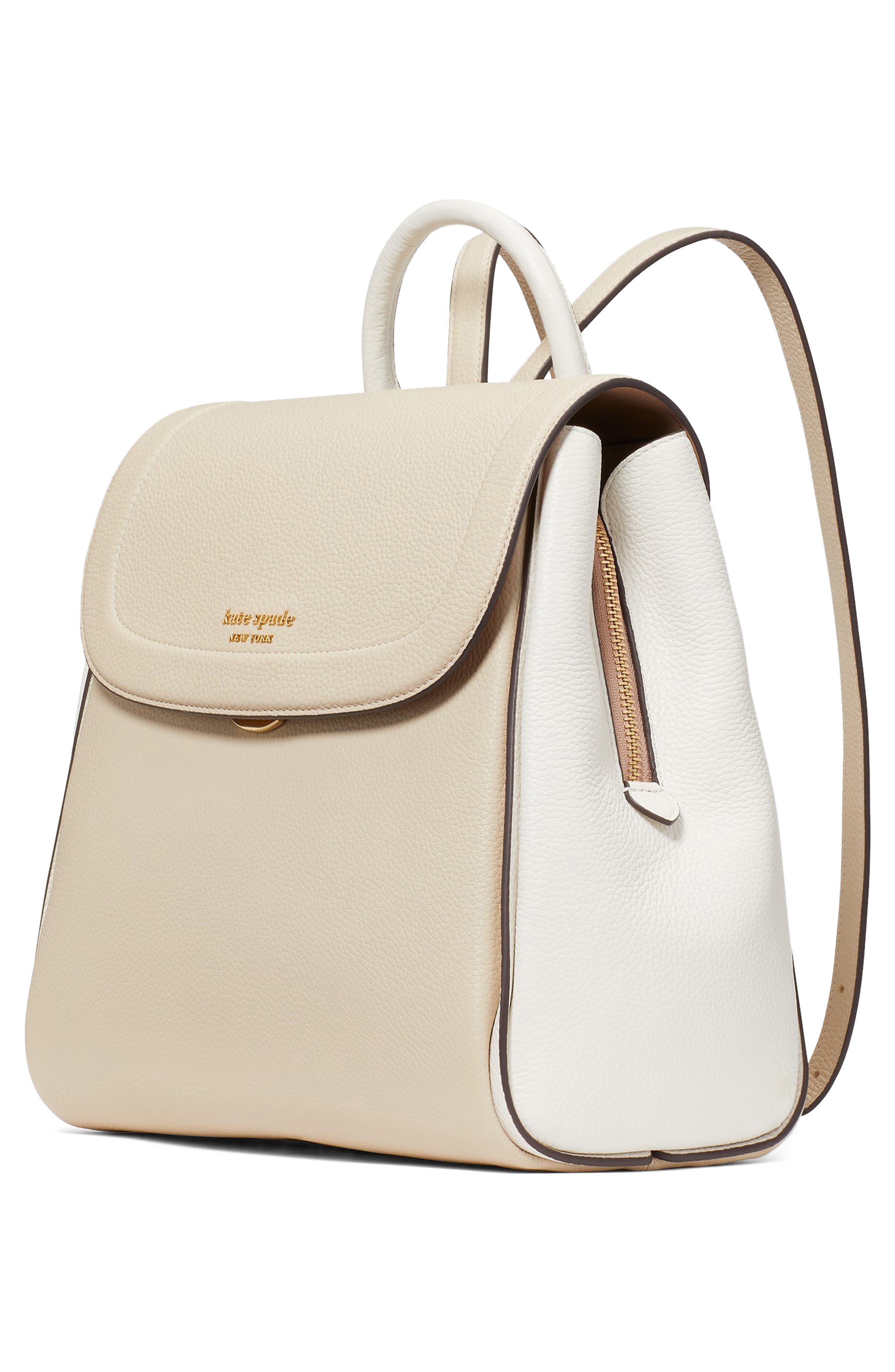 Kate Spade New York knott colorblock pebbled leather backpack, Alternate, color, 