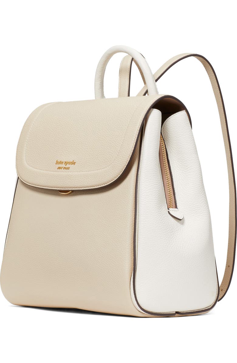 Kate Spade New York knott colorblock pebbled leather backpack, Alternate, color,