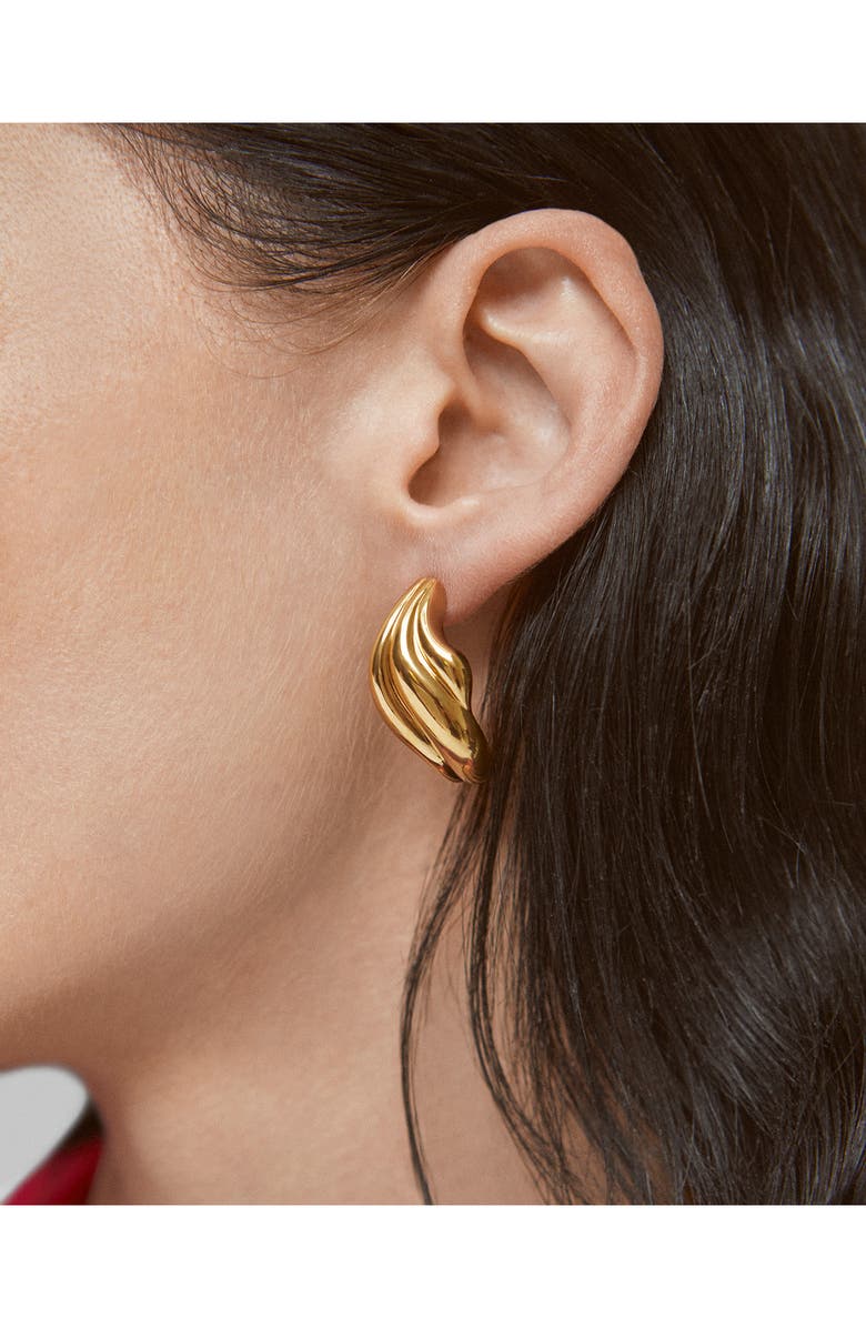 Monica Vinader Bold Swirl Stud Earrings, Alternate, color, 