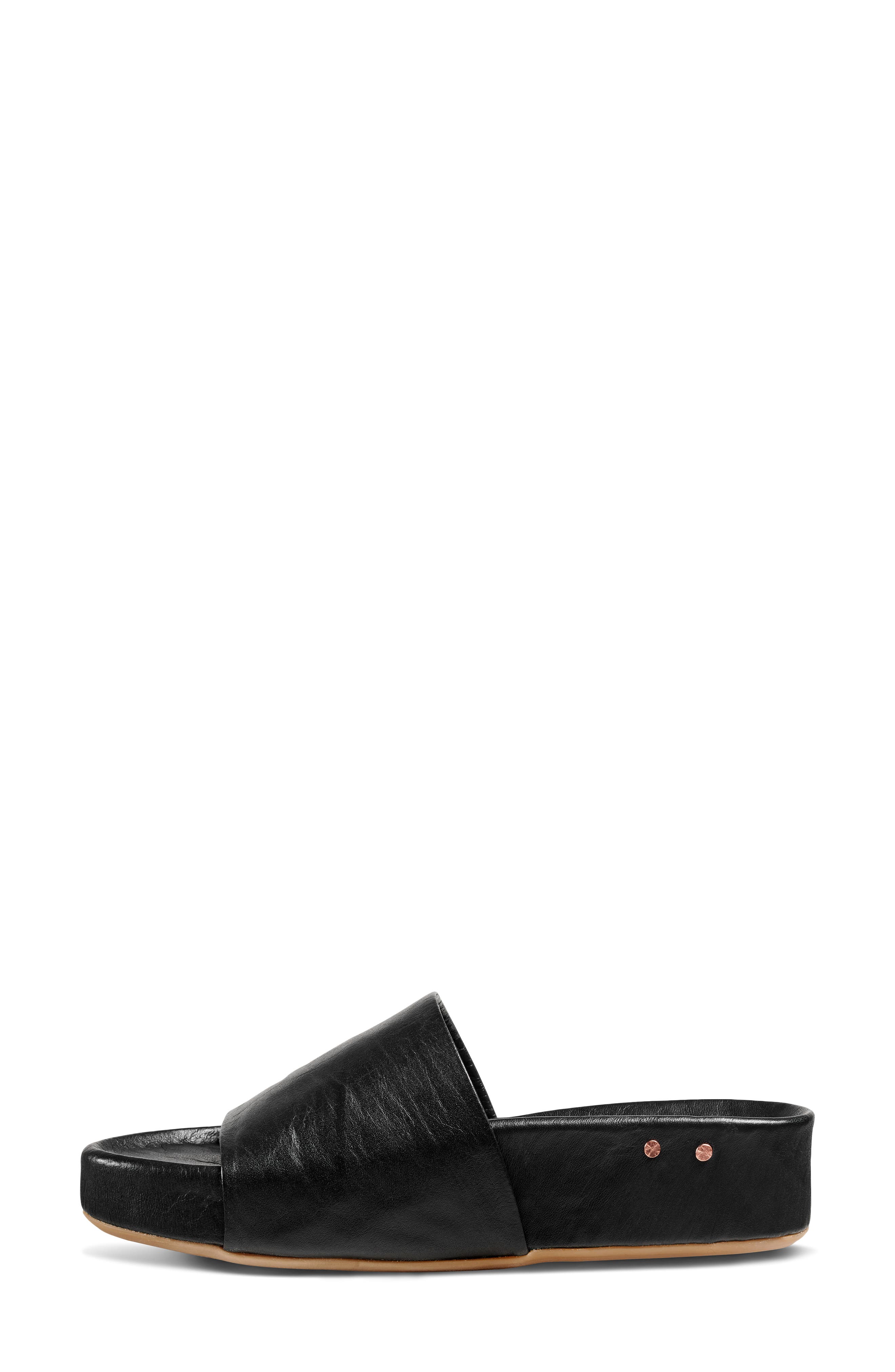 Beek Pelican Slide Sandal, Alternate, color, Black