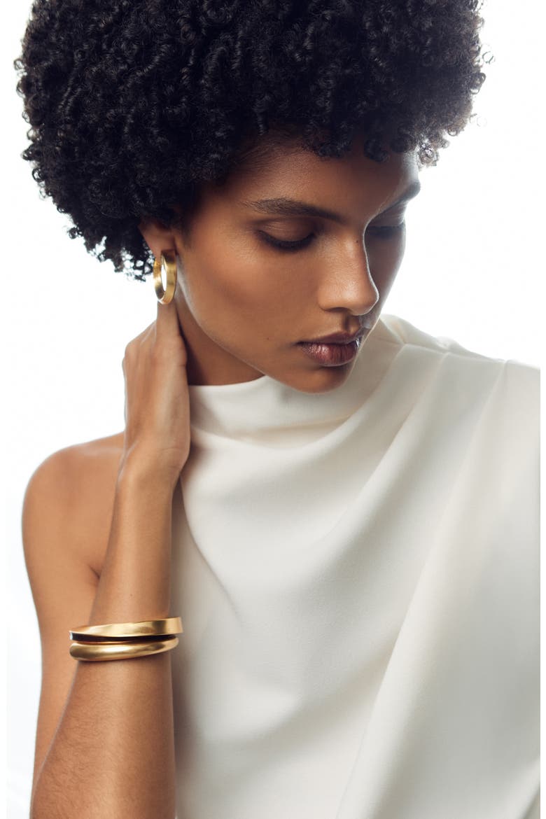 Thea Twist Enamel Cuff, Alternate, color, GOLD TONE / BURGUNDY