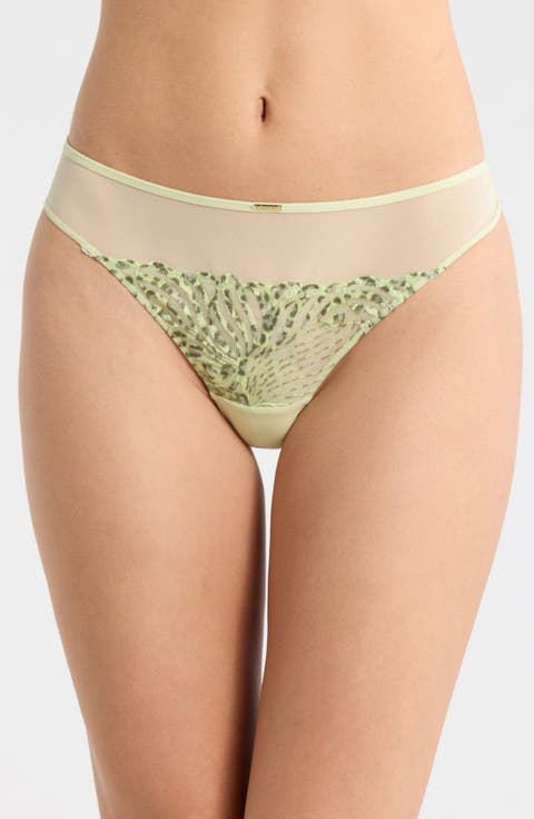 Legend Embroidered Tulle Thong