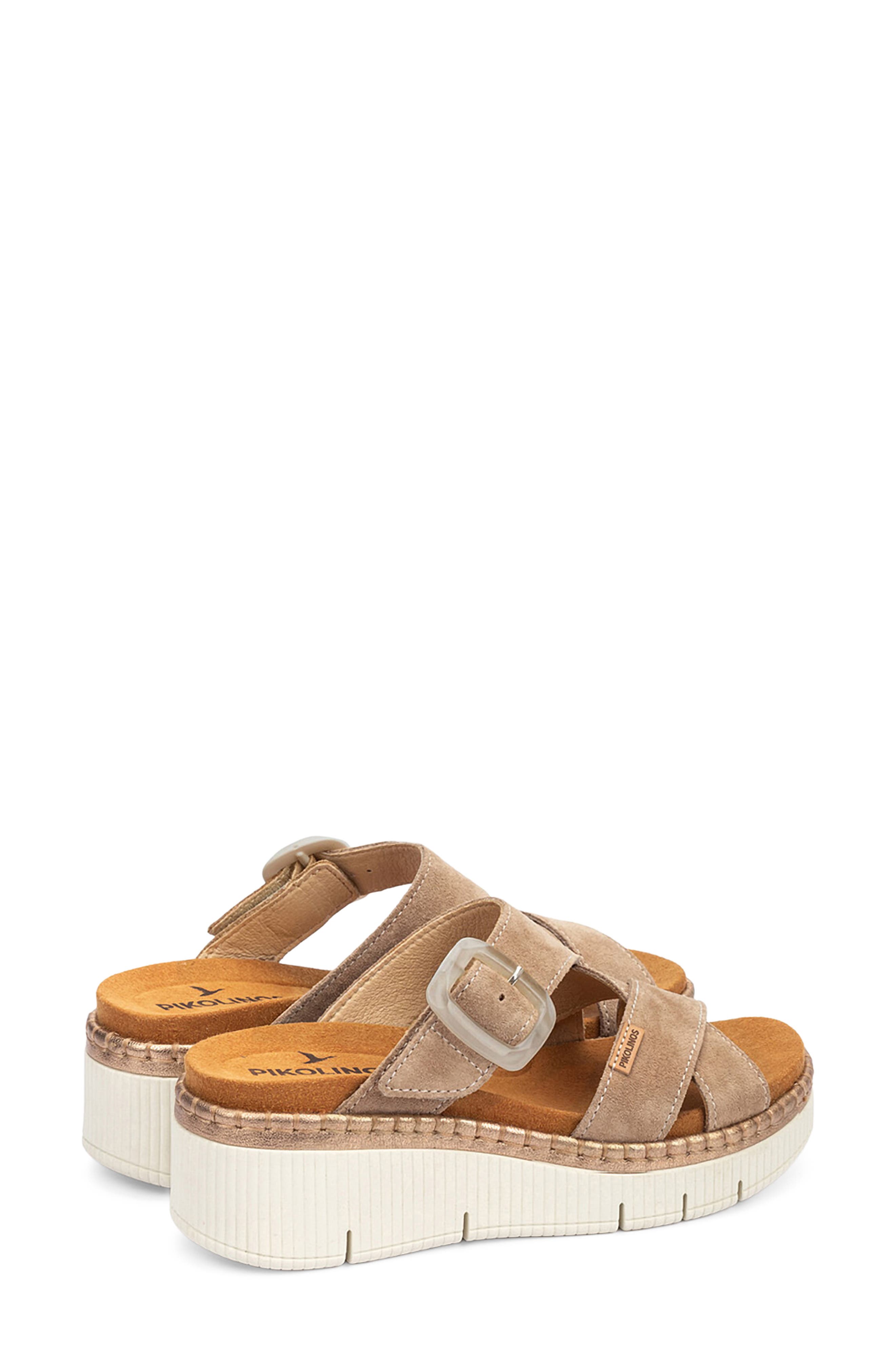 PIKOLINOS Gomera Wedge Sandal, Alternate, color, Desert