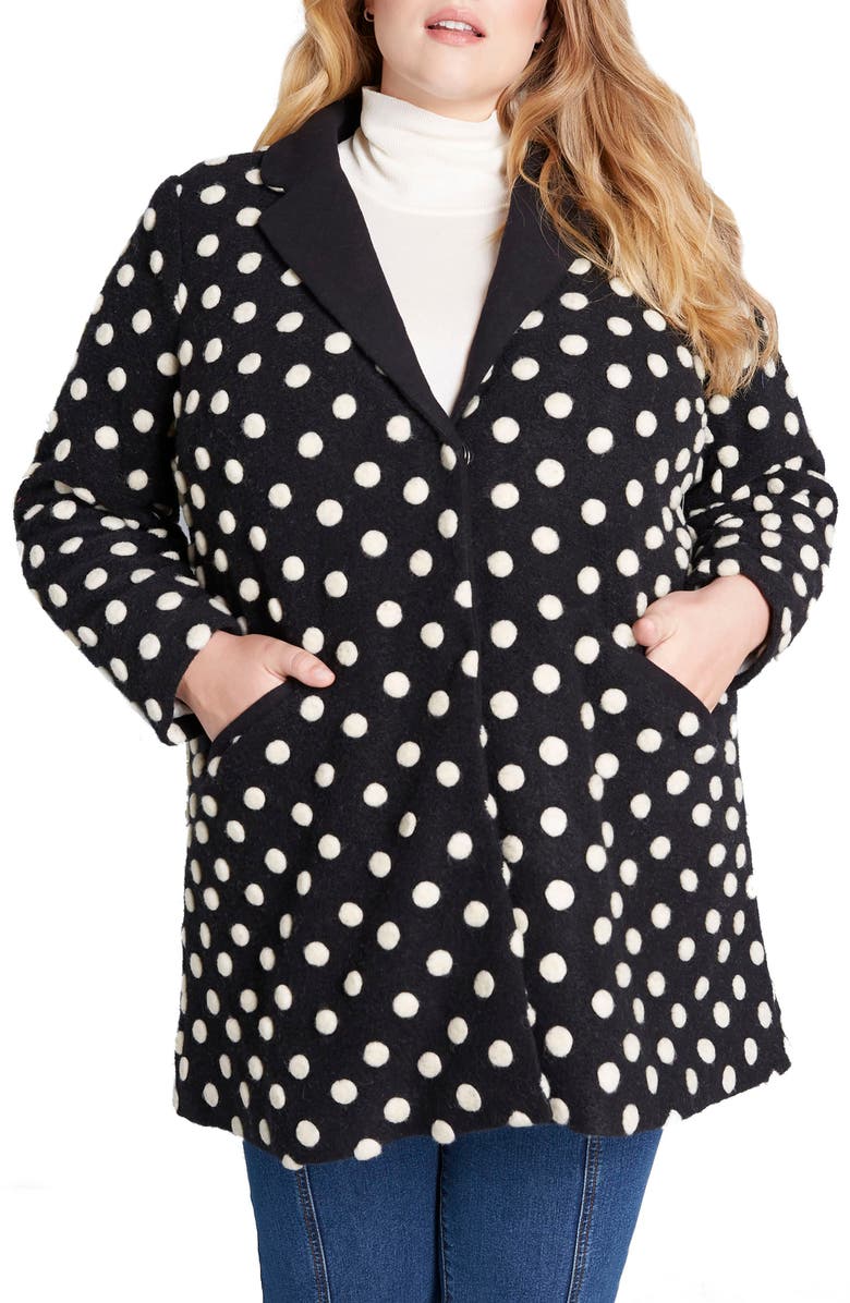ModCloth Salient Wool Blend Coat, Alternate, color,