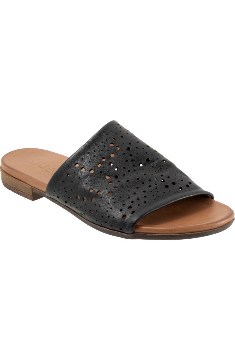 Bueno Turner Perforated Slide Sandal, Main, color,