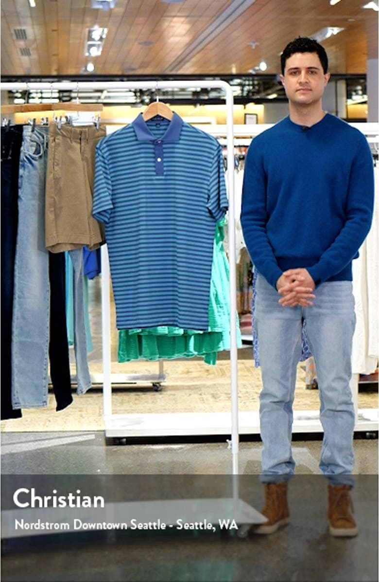 Crown Crafted Bass Stripe Performance Polo, sales video thumbnail