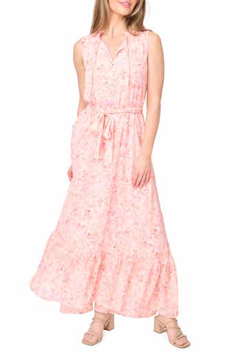 GIBSONLOOK Lindsey Floral Ruffle Maxi Dress
