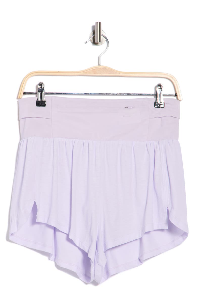 Free People Light As Air Run Shorts, Main, color, Lavender