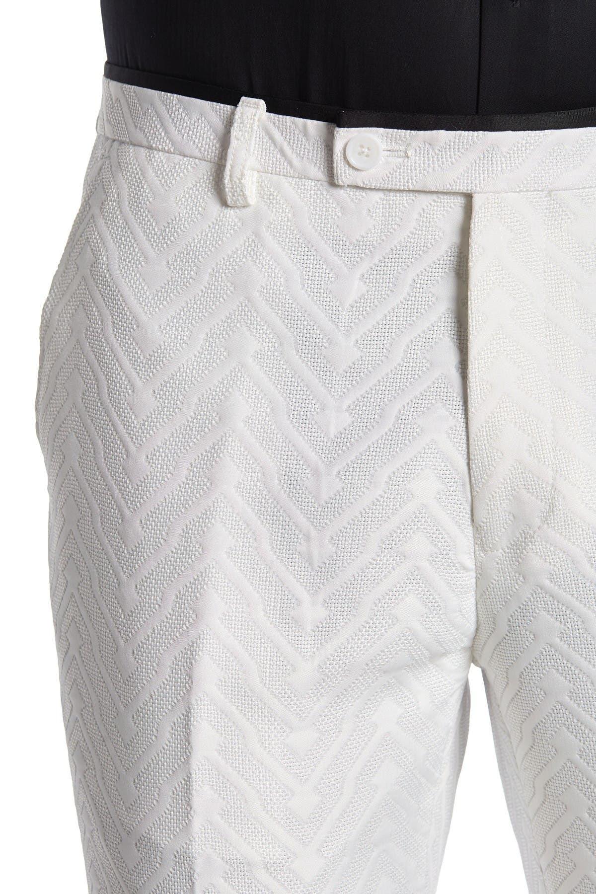 PAISLEY & GRAY Geo Textured Slim Tuxedo Pants (Men) | Nordstromrack